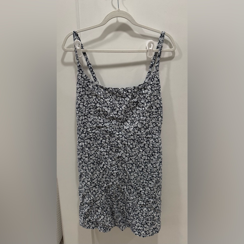 Old Navy Blue and White Floral Mini Dress